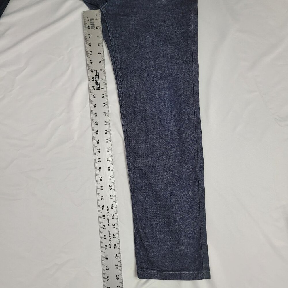 Prana Men's Slim Fit Dark Indigo Denim Jeans Size 33X30 - Picture 10 of 12